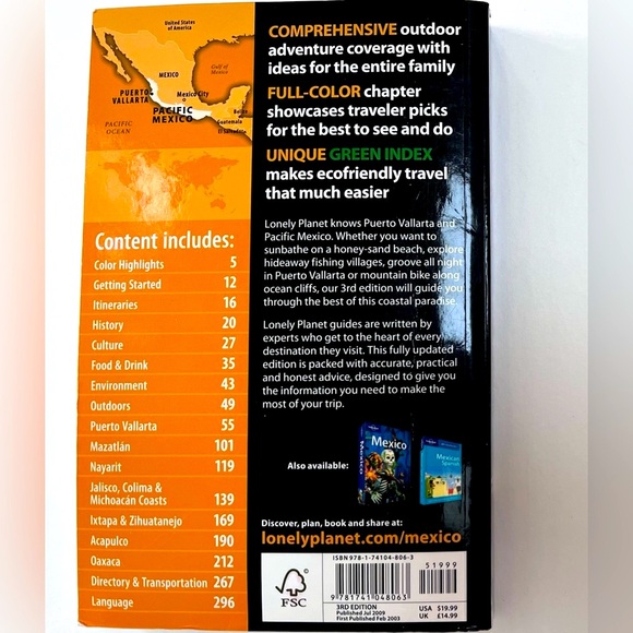 Lonely Planet Puerto Vallarta & Pacific Mexico - 3rd Edition - Picture 6 of 7